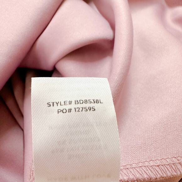 Lulus Forever Your Girl Tulip Hem Sleeveless Bodycon Mini Dress Mauve Pink M NWT - Picture 10 of 12